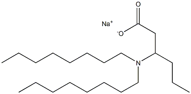 3-(Dioctylamino)hexanoic acid sodium salt|