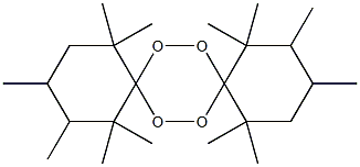 1,1,2,3,5,5,10,10,11,12,14,14-Dodecamethyl-7,8,15,16-tetraoxadispiro[5.2.5.2]hexadecane Struktur