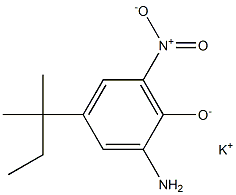 Potassium 2-amino-6-nitro-4-(tert-pentyl)phenolate,,结构式