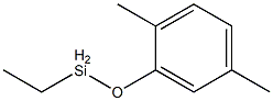 Ethyl(2,5-dimethylphenoxy)silane Structure