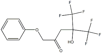 5,5,5-Trifluoro-4-(trifluoromethyl)-4-hydroxy-1-phenoxy-2-pentanone