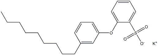 2-(3-Nonylphenoxy)benzenesulfonic acid potassium salt Structure