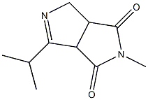 4-Isopropyl-2-methyl-6,6a-dihydropyrrolo[3,4-c]pyrrole-1,3(2H,3aH)-dione Structure