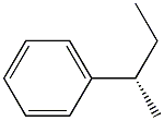 (+)-[(S)-1-Methyl(1-2H)propyl]benzene Struktur