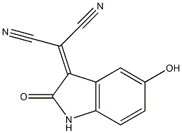 [(2,3-Dihydro-5-hydroxy-2-oxo-1H-indol)-3-ylidene]malononitrile