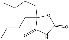 5,5-Dibutyloxazolidine-2,4-dione Structure