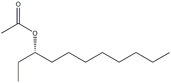 (-)-Acetic acid (S)-1-ethylnonyl ester,,结构式