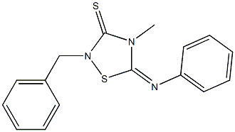 4-Methyl-5-phenylimino-2-benzyl-1,2,4-thiadiazolidine-3-thione
