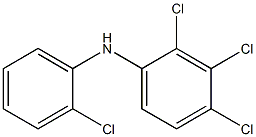 2,3,4-Trichlorophenyl 2-chlorophenylamine 结构式