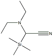 2-(Diethylamino)-2-(trimethylsilyl)acetonitrile Struktur