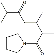 1-(1-Pyrrolidinyl)-2,3,6-trimethyl-1,5-heptanedione|