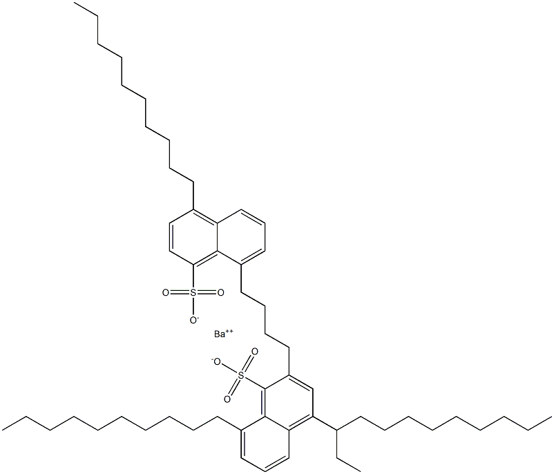 Bis(4,8-didecyl-1-naphthalenesulfonic acid)barium salt