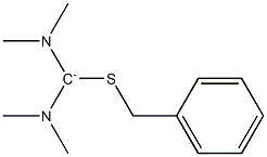  Bis(dimethylamino)[(phenylmethyl)thio]methylium