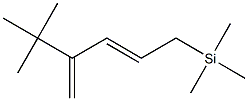 [(2E)-4-tert-Butyl-2,4-pentadienyl]trimethylsilane,,结构式