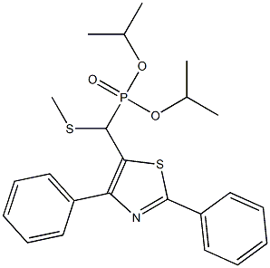 (2,4-Diphenylthiazol-5-yl)(methylthio)methylphosphonic acid diisopropyl ester