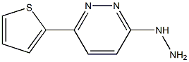 1-[6-(2-Thienyl)pyridazin-3-yl]hydrazine Structure