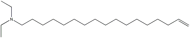 N,N-Diethyl-16-heptadecen-1-amine Structure