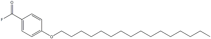 4-(Hexadecyloxy)benzoyl fluoride 结构式