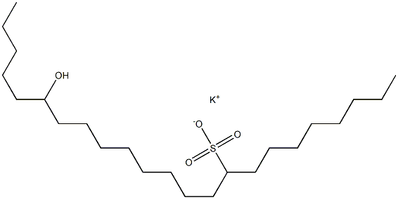 18-Hydroxytricosane-9-sulfonic acid potassium salt