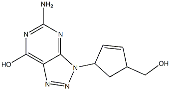  5-Amino-3-(4-hydroxymethyl-2-cyclopentenyl)-3H-1,2,3-triazolo[4,5-d]pyrimidin-7-ol