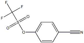 4-(Trifluoromethanesulfonyloxy)benzonitrile