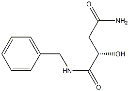 [S,(-)]-N-Benzyl-2-hydroxysuccinamide Struktur