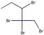 1,2,2,3-Tetrabromopentane Structure