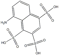 8-Amino-1,2,4-naphthalenetrisulfonic acid Structure