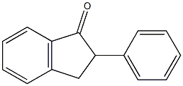 2-Phenyl-2,3-dihydro-1H-indene-1-one Structure