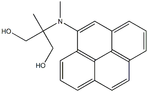 2-[(Pyren-4-yl)methylamino]-2-methyl-1,3-propanediol Structure