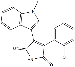 3-(1-Methyl-1H-indol-3-yl)-4-(2-chlorophenyl)-1H-pyrrole-2,5-dione