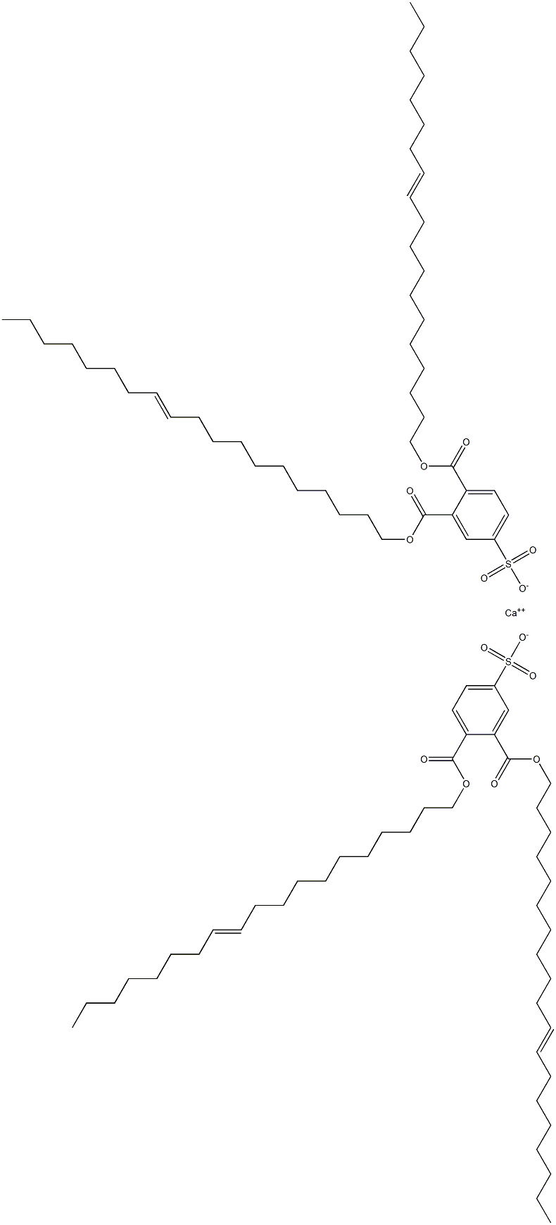 Bis[3,4-di(11-nonadecenyloxycarbonyl)benzenesulfonic acid]calcium salt