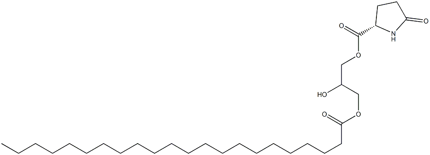 1-[(L-Pyroglutamoyl)oxy]-2,3-propanediol 3-docosanoate Structure