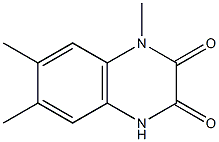 1,6,7-Trimethylquinoxaline-2,3(1H,4H)-dione Struktur
