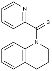 1,2,3,4-Tetrahydro-1-(2-pyridinylcarbonothioyl)quinoline Structure