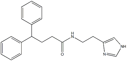 N-[2-(1H-Imidazol-4-yl)ethyl]-4,4-diphenylbutyramide