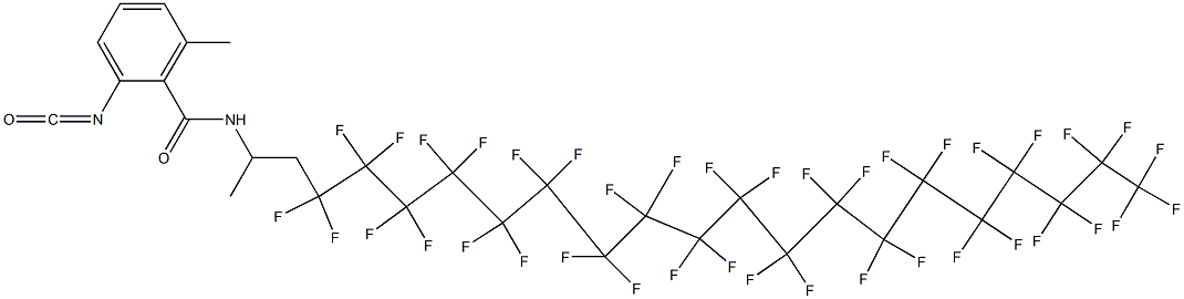 2-Isocyanato-6-methyl-N-[2-(nonatriacontafluorononadecyl)-1-methylethyl]benzamide|