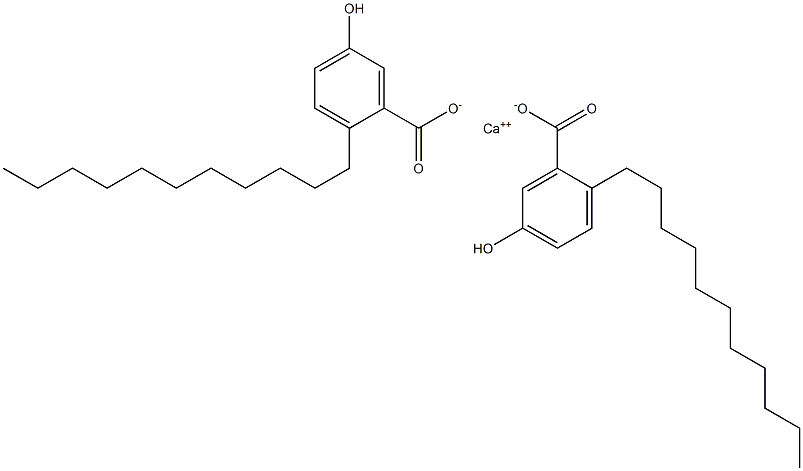 Bis(2-undecyl-5-hydroxybenzoic acid)calcium salt,,结构式