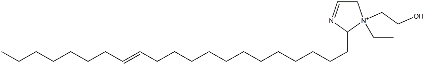 1-Ethyl-2-(13-henicosenyl)-1-(2-hydroxyethyl)-3-imidazoline-1-ium,,结构式