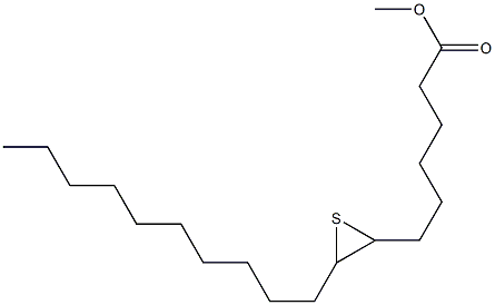 7,8-Epithiostearic acid methyl ester Structure