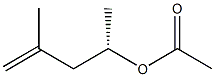 [S,(-)]-4-メチル-4-ペンテン-2-オールアセタート 化学構造式