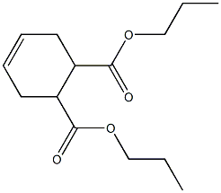 4-Cyclohexene-1,2-dicarboxylic acid dipropyl ester Struktur