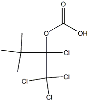 Carbonic acid tert-butyl(1,2,2,2-tetrachloroethyl) ester Structure