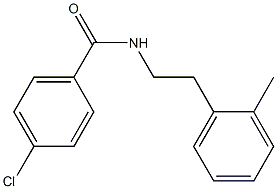 4-Chloro-N-(2-methylphenethyl)benzamide Structure