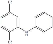 2,5-Dibromophenylphenylamine Structure