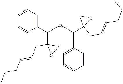 2-(2-ヘキセニル)フェニルグリシジルエーテル 化学構造式