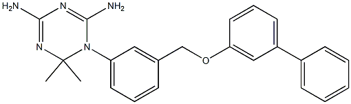 4,6-Diamino-1,2-dihydro-2,2-dimethyl-1-[3-(1,1'-biphenyl-3-yloxymethyl)phenyl]-1,3,5-triazine