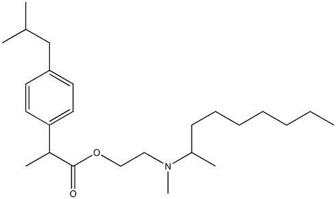 2-(4-Isobutylphenyl)propionic acid 2-[dimethyl(octyl)aminio]ethyl ester