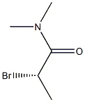 [S,(+)]-2-Bromo-N,N-dimethylpropionamide Struktur