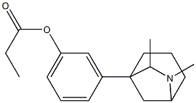 3-(6,7-Dimethyl-6-azabicyclo[3.2.1]octan-1-yl)phenol propionate|